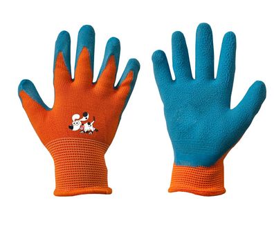 Handschuhe ORANGE Latex, Größe 6