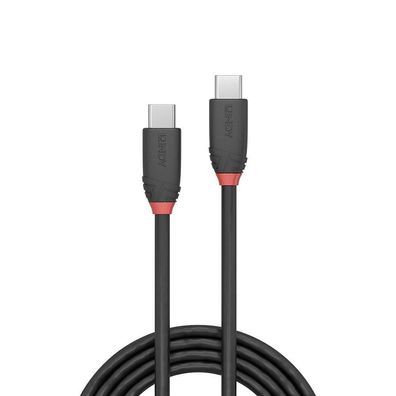 Cablu Lindy 1m USB 3.2 Type C to C 200gp &quot; Y-36906&quot; (timbru verde 0.8 lei)
