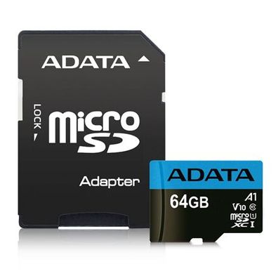 ADATA 64 GB, microSDHC, Klasse 10 UHS-I