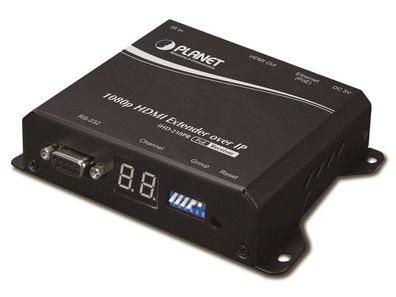 PLANET IHD-210PR AV-Extender AV-Receiver Schwarz