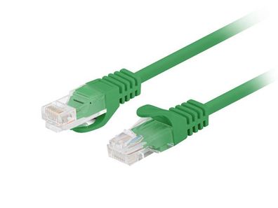 Patchcord KAT.5E UTP 1.5M Zielony FLUKE PASSED Lanberg 10-PACK