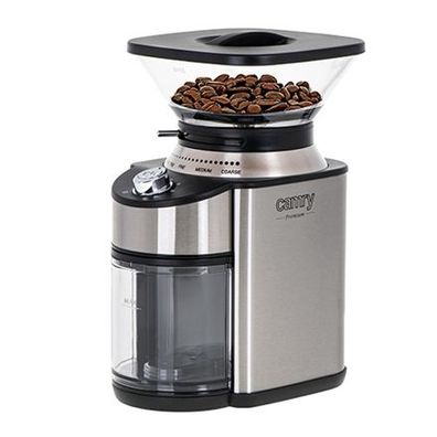 Camry CR 4443 Kaffeemühle Kegelmahlwerk Schwarz, Silber