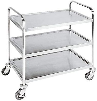 Sambonet Storage & Transport Edelstahl/3 Ablagen Mehrzweckwagen 120kg 44819-03