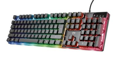 Tastatur Trust GXT 835 Schwarz