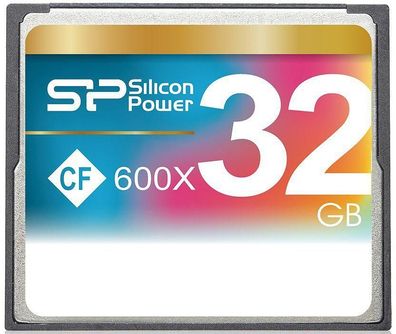 Silicon Power Speicherkarte CF 32GB 600x
