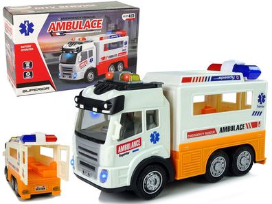Krankenwagen Batterie Auto Lichter Geräusche