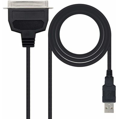 Nanocable 10.03.0001 - Usb Parallel Converter For Printer, Type A/M-Cn36
