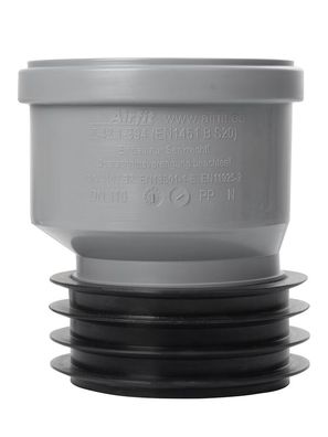 Airfit PP Steckmuffe DN100 exzentrisch für dickwandige Rohre