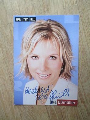 RTL Fernsehmoderatorin Ilka Eßmüller - handsigniertes Autogramm!!!