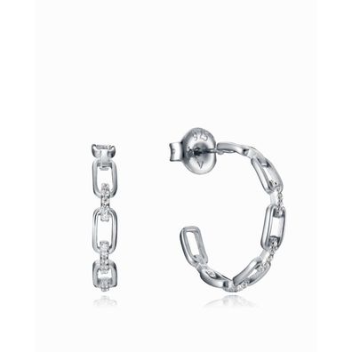 Elegantní støíbrné náu?nice kruhy Elegant 13044E000-30