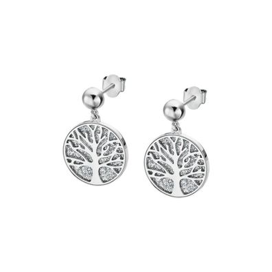 Stylish steel earrings tree of life Rainbow LS2225-4 / 1