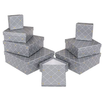 OOTB Graue mattierte Geschenkkartonage