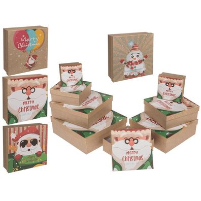 OOTB Geschenkkartonage Joyful Season 4--fach sort