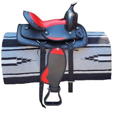 Kinder Westernsattel Little Cowboy mit Decke