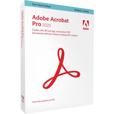 Adobe Acrobat 2020 PRO / Dauerlizenz für Windows / kein ABO