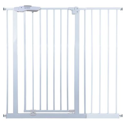 Absperrgitter Treppenschutzgitter weiß für 105-135cm Durchgang 110cm Hoch