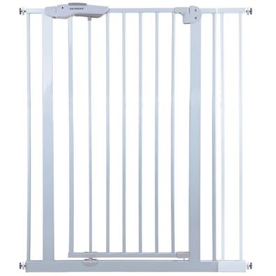 Absperrgitter Treppenschutzgitter weiß für 85-95cm Durchgang 110cm Hoch