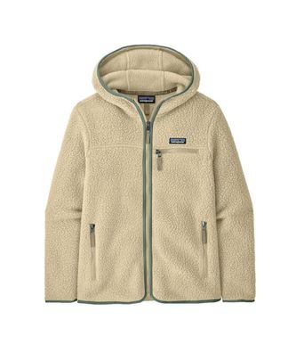 Patagonia Women Hoodie Retro Pile natural w/ellwood green