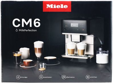 Miele CM6 Kaffeeautomat 1500W separater Milchbehälter 1.8l Wassertank AppSteueru