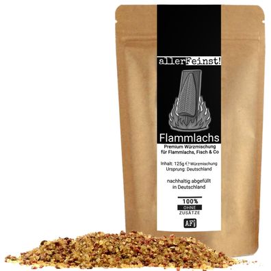 Flammlachs Gewürz - nach finnischer Art - ohne Glutamat - 125g