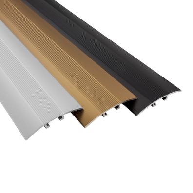 Alu Profil Übergangsschiene Übergangsprofil Laminat silber gold schwarz matt