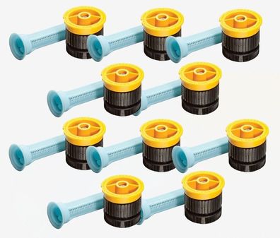 10x Rain Bird Düse 4-VAN Gelb - Wurfweite 0,9 m bis 1,2 m