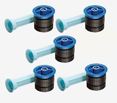5x Rain Bird Düse 10-VAN Blau - Wurfweite 2,1 m bis 3,1 m