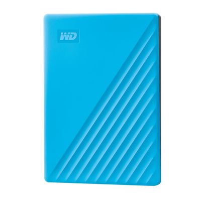 Externe Festplatte Western Digital My Passport 2TB Cyan Blau