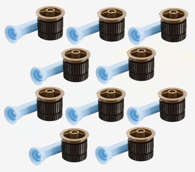 10x Rain Bird Düse 12-VAN Braun - Wurfweite 2,7 m bis 3,7 m