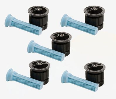 5x Rain Bird Düse 15-VAN Schwarz - Wurfweite 3,4 m bis 4,6 m