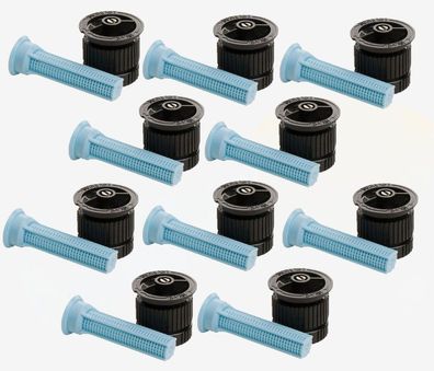 10x Rain Bird Düse 15-VAN Schwarz - Wurfweite 3,4 m bis 4,6 m