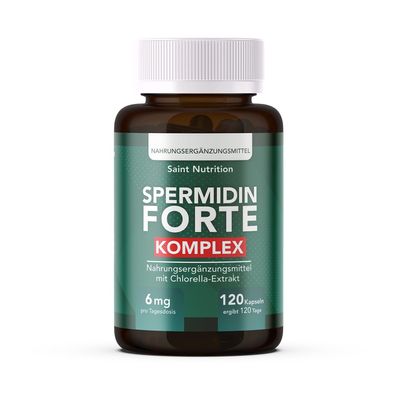 Saint Nutrition® Spermidin Kapseln | Zellschutz - Vitalität, Energie und Wohlbefinden