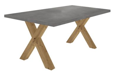 Esszimmertisch Eike 2 140 x 90 x 75 Esstisch Asteiche/Graphit 1339