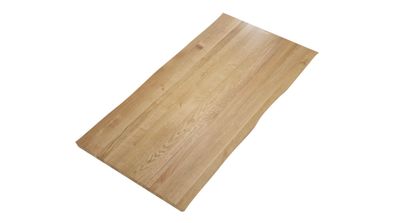 Tischplatte Daniella 140x4x90 Massivholz Wildeiche geölt