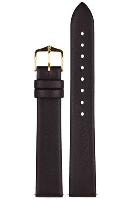 Hirsch Lederarmband für Uhren Toronto L 20 mm Braun 03702010-1-20
