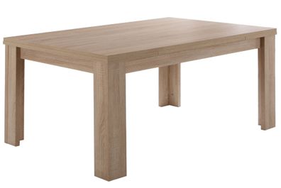 Esstisch ausziehbar Eddy 140 x 90 x 78 Esszimmertisch Eiche Sägerau