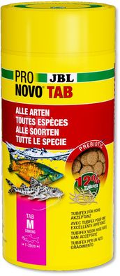 JBL ProNovo TAB M 1000ml Futtertabletten Futter für Bodenfische