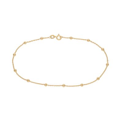 JuwelmaLux Kugel Fußkette 925 Silber Roségold plattiert JL11-04-0124