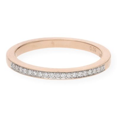 JuwelmaLux Ring 585 Rotgold mit Brillanten JL10-07-1378