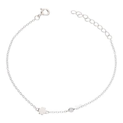JuwelmaLux Kleeblatt Armband 925 Silber JL16-03-0371