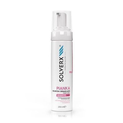 Sanftes Reinigungsschaum fuer sensible Haut - Frauenkosmetik, 200 ml
