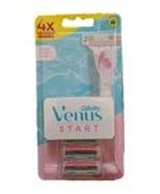Gillette Venus 3 Start rosa Klingen Patronen 4er Pack Ersatzklingen NEU