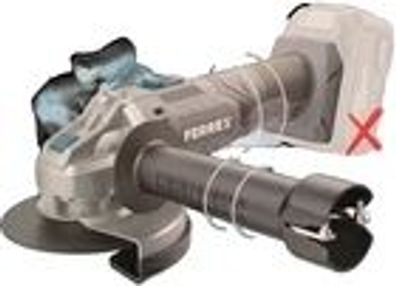 FERREX 40 V Akku Winkelschleifer Ø 125 mm Zusatzhandgriff ohne Akku u. Ladegerät