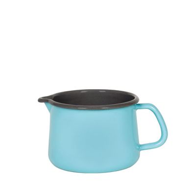 Riess Nouvelle Kristallblau Schneltopf Ø12cm 1 Liter Emaille Induktion