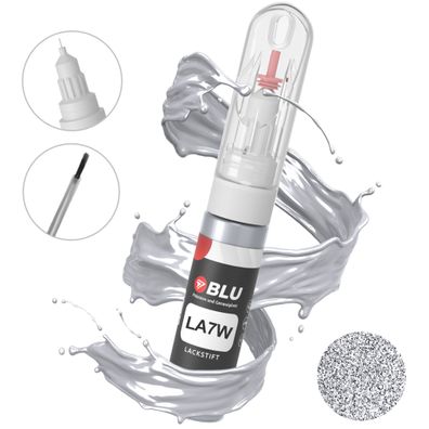 Lackstift LA7W SILBER Reflexsilver VW Autolack 2in1 Reparatur