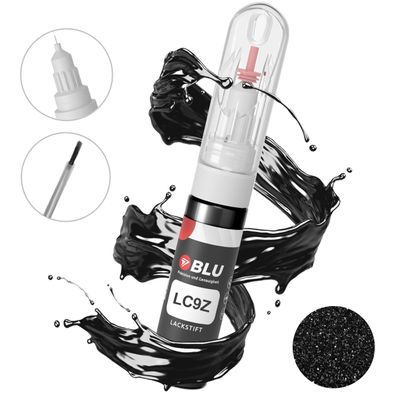 Lackstift LC9Z Schwarz Blackmagic VW SKODA Autolack 2in1 Reparatur