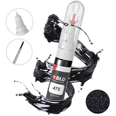 Lackstift 475 Schwarz Blacksapphire BMW Autolack 2in1 Reparatur