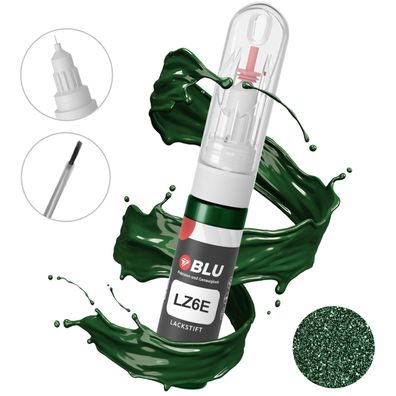 Lackstift LZ6E GRÜN Tiefgruen VW Autolack 2in1 Reparatur