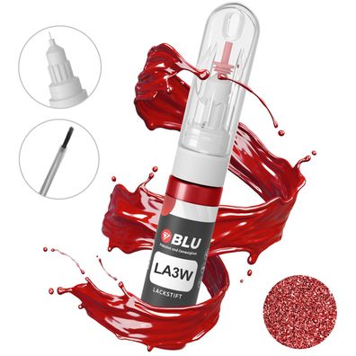 Lackstift LA3W ROT RED SPICE VW Autolack 2in1 Reparatur