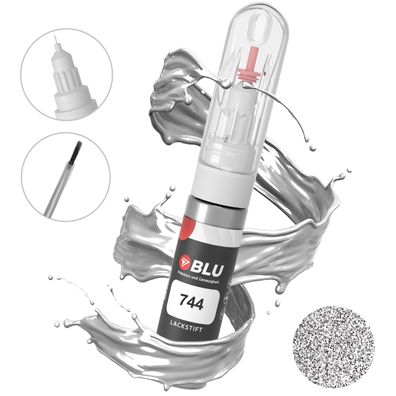 Lackstift 744 SILBER Brillantsilber Mercedes Autolack 2in1 Reparatur